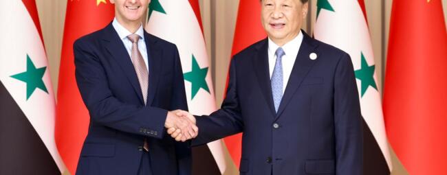 Presidentes Asad y Xi anuncian asociación estratégica sino-siria