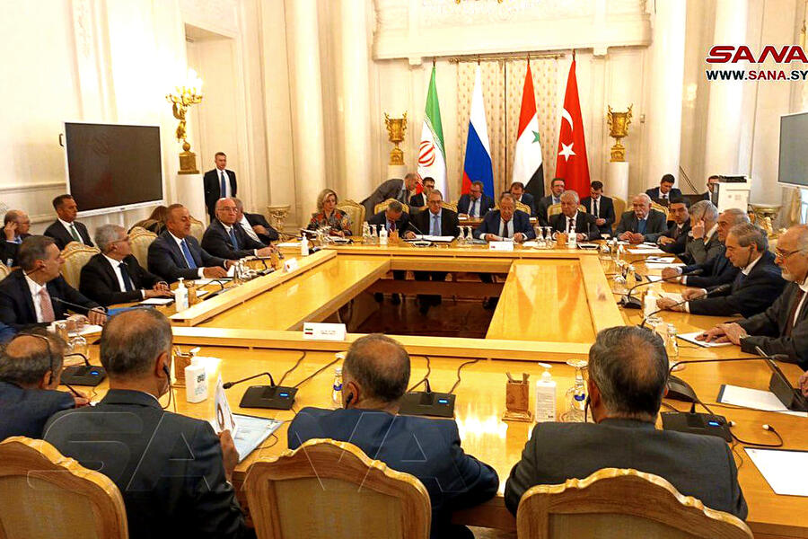 Reunión cuadripartita de cancilleres de Rusia, Irán, Siria y Turquía | Moscú, Mayo 10, 2023 (Foto: SANA)