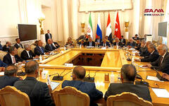Reunión cuadripartita de cancilleres de Rusia, Irán, Siria y Turquía | Moscú, Mayo 10, 2023 (Foto: SANA)