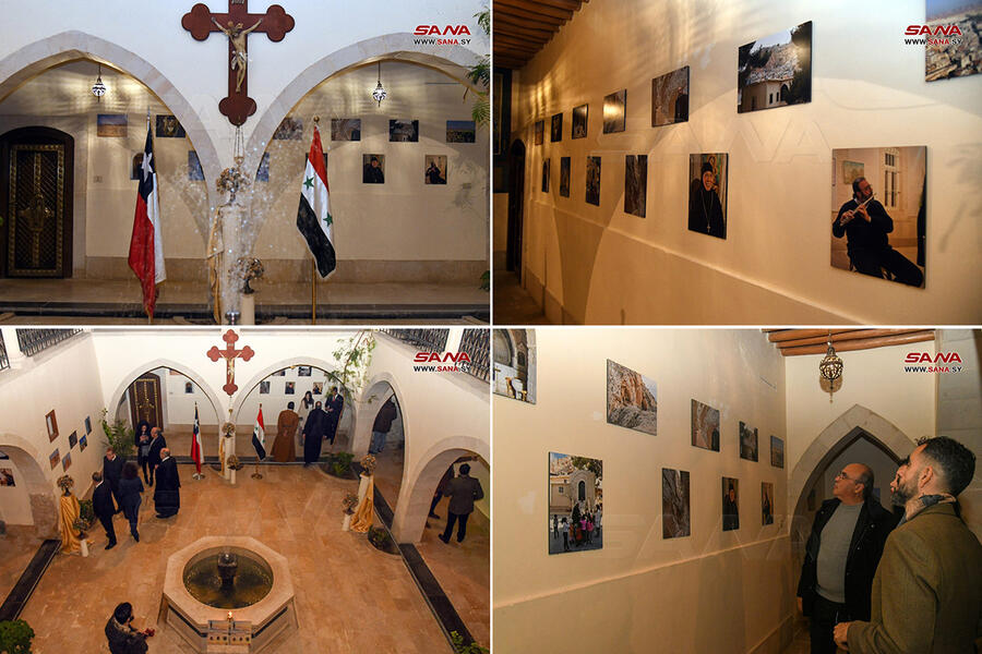 Se inauguró en Siria la exposición fotográfica de viajeros chilenos