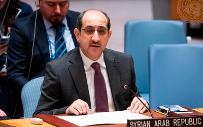 Representante permanente de la República Árabe Siria ante Naciones Unidas. Foto: ONU. Representante permanente de la República Árabe Siria ante Naciones Unidas. Foto: ONU.