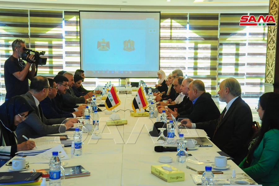 Reunión interministerial sirio-iraquí sobre temas hídricos y climáticos | Damasco, Julio 15, 2021 (Foto: SANA)