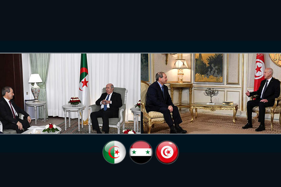 Siria fortalece lazos con Argelia y Túnez