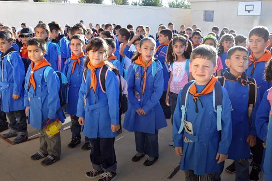 Alumnos de primaria en Siria (Foto: archivo 2019 - redes)