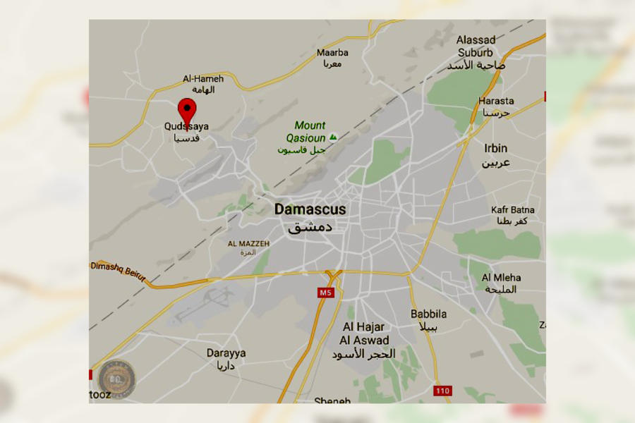 Terroristas se rinden en dos suburbios de Damasco