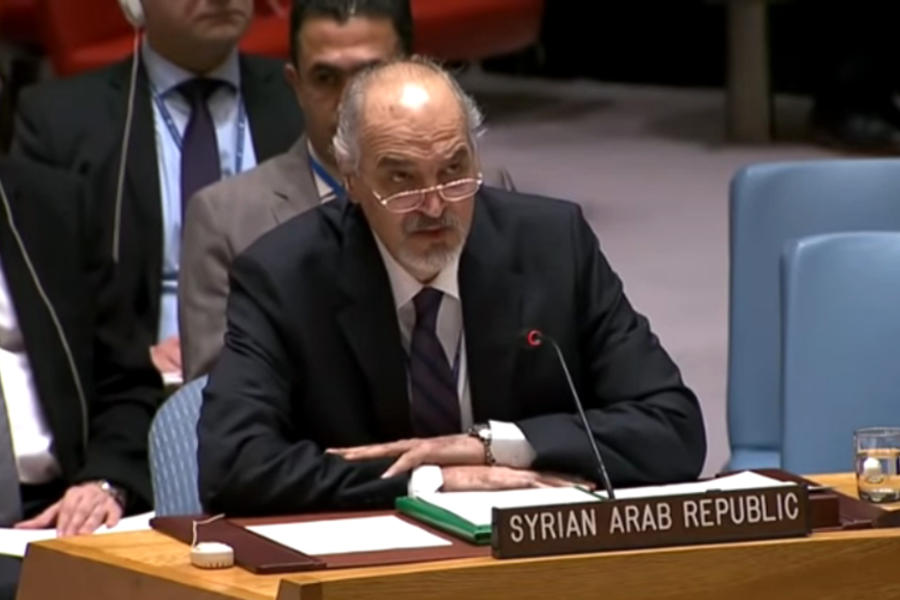 Exposición del representante permanente de Siria ante la ONU, Dr. Bashar al-Jaafari en el Consejo de Seguridad |  Nueva York, enero 30, 2019.