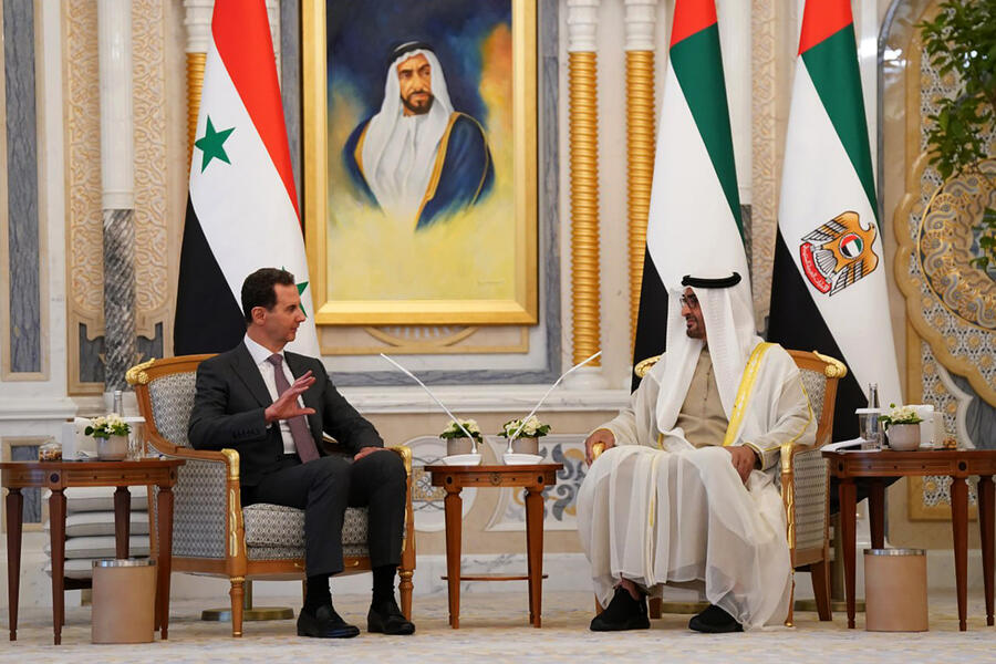 Visita a Emiratos Árabes del presidente de Siria