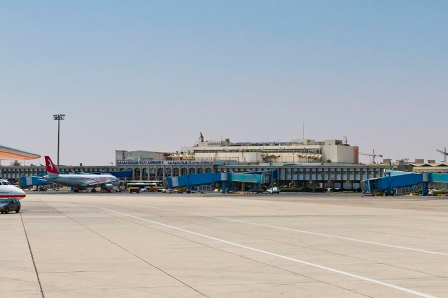 Aeropuerto Internacional de Damasco. Foto: SANA.