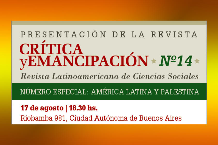CLACSO presenta Crítica y Emancipación: América Latina y Palestina