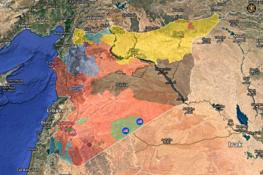  Situación bélica en Siria / Julio 28, 2017 - (Mapa TruthMaps).