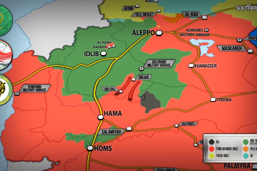 Cantón de Idleb (Sur)  |  Enero 8, 2018 – Avances del fin de semana en la operación hacia Abu Al Duhur - (Mapa SouthFront).