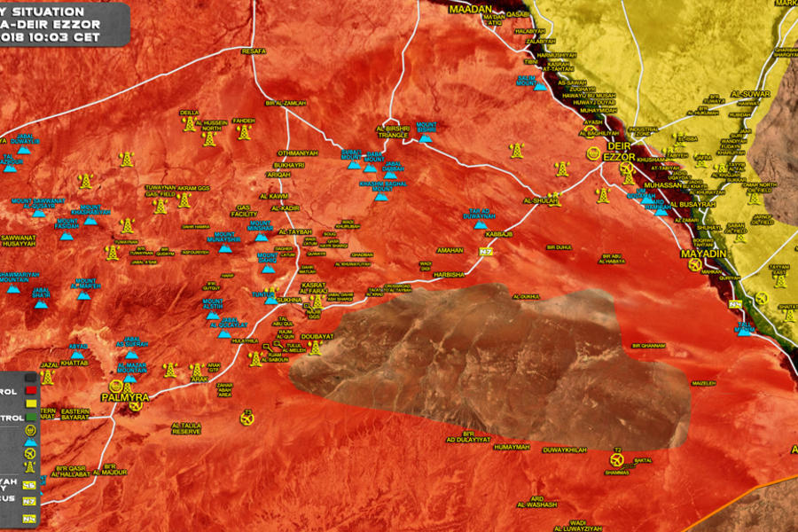Sudeste de Siria | Mayo 24, 2018 – Situación tras ultimo avance leal y kurdo sobre DAESH - (Mapa SouthFront). 
