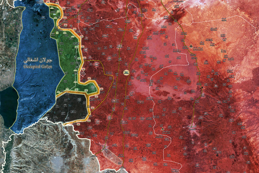 Frente Sur | Julio 19, 2018 – Provincias de Deraa y Quneitra, avance sirio sobre Al Nusra y FSA (Mapa ISWNews)