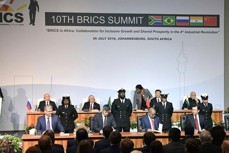 10º Cumbre del BRICS | Johannesburgo, Sudáfrica - Julio 26, 2018 (Foto: Alexey Nikolsky / Sputnik)