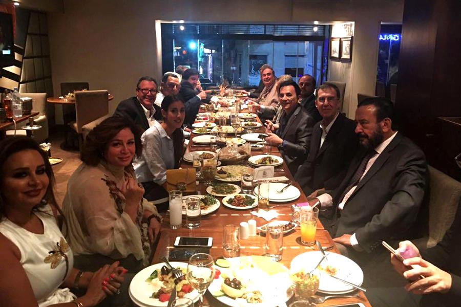 Cena ofrecida por el Dr. Mohsen Bilal, con la participación de altas autoridades sirias y diplomáticas extranjeras