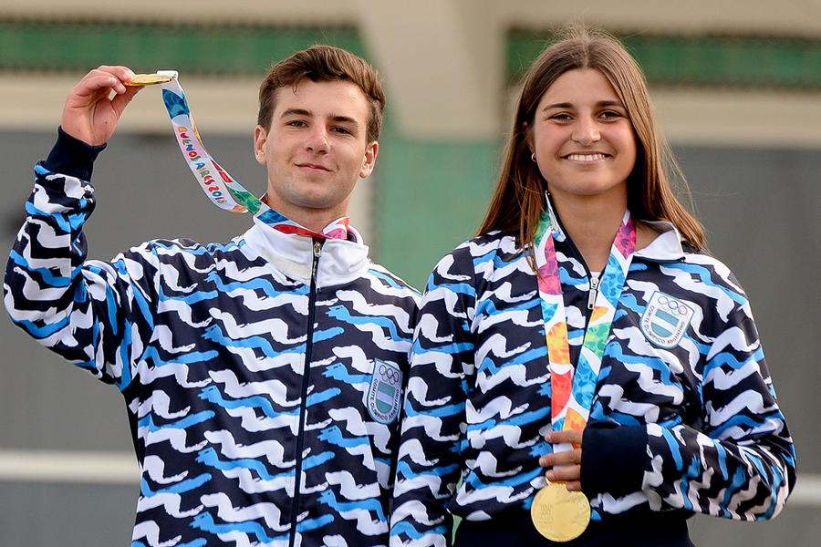Teresa Romairone y Dante Cittadini, campeones Olímpicos (Foto: Pablo Elías)