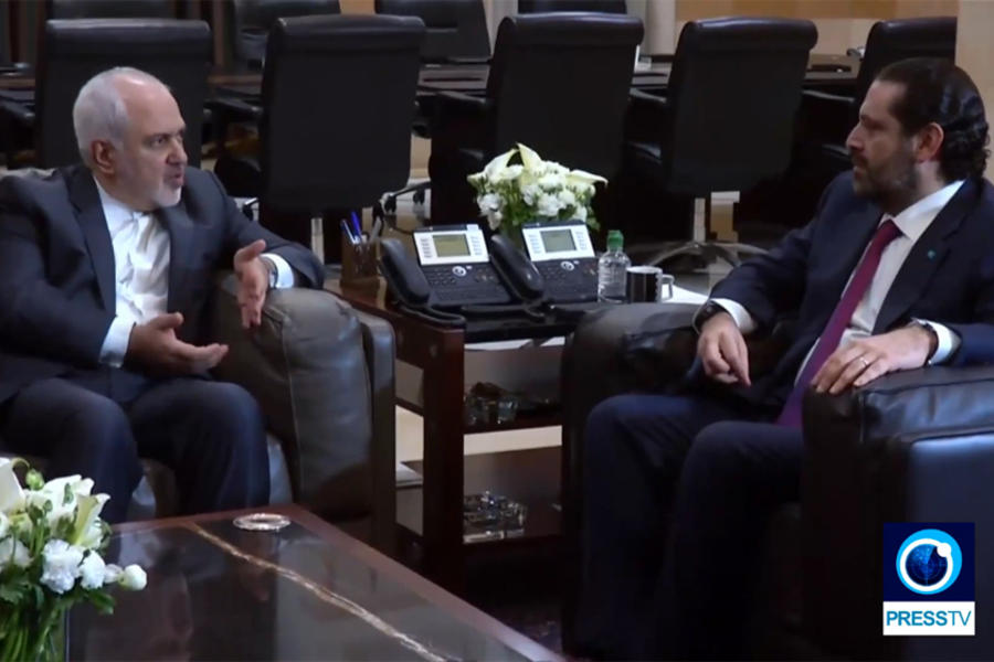 El Primer Ministro Saad Hariri recibe al Ministro de Relaciones Exteriores de Irán, Mohammad Javad Zarif  | Beirut, febrero 11, 2019 (Imagen PressTV) 