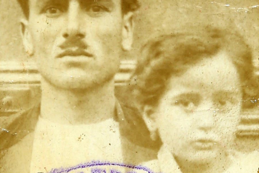 Antonia Hanna y su padre