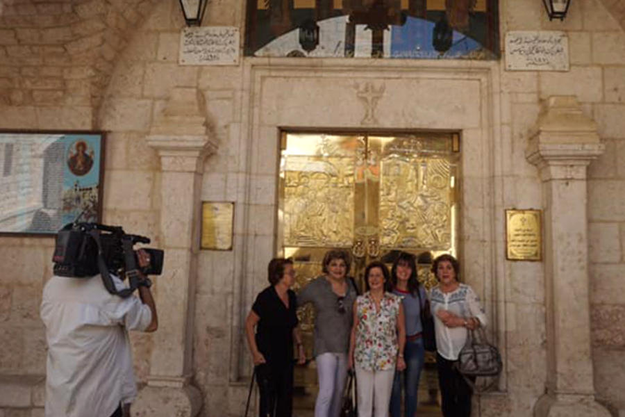 Damas Sirias de Chile en el Monasterio de Nuestra Señora de Saidnaya