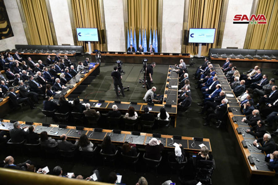 Sesión de apertura del Comité Constitucional Sirio. Ginebra |  Octubre 30, 2019