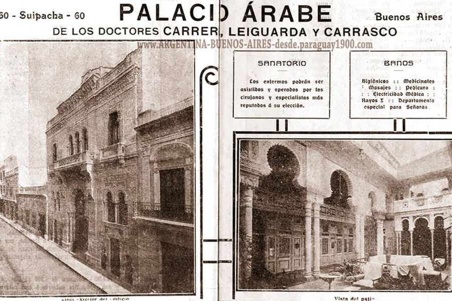 Publicidad del Palacio Árabe