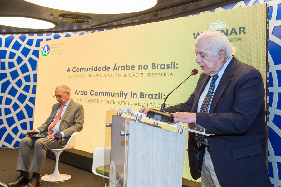 Yazigi habló sobre la inmigración árabe en Brasil (Foto: Rodrigo Rodrigues / CAB)