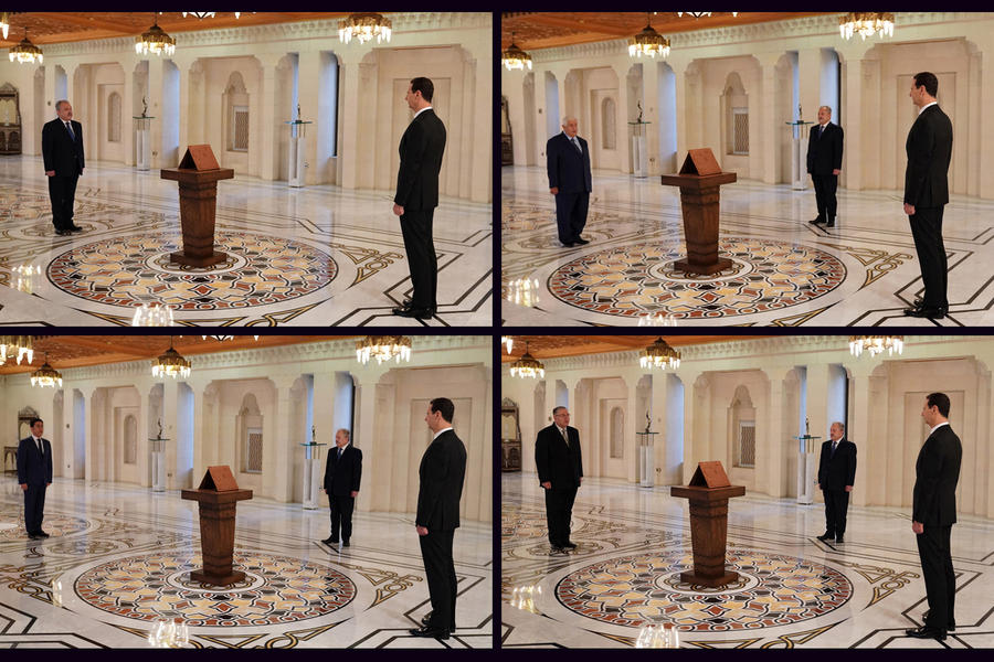 Ministros sirios juran frente al presidente Bashar Al Asad y la Constitución  |  Damasco, Septiembre 2, 2020 (Fotos: SANA)