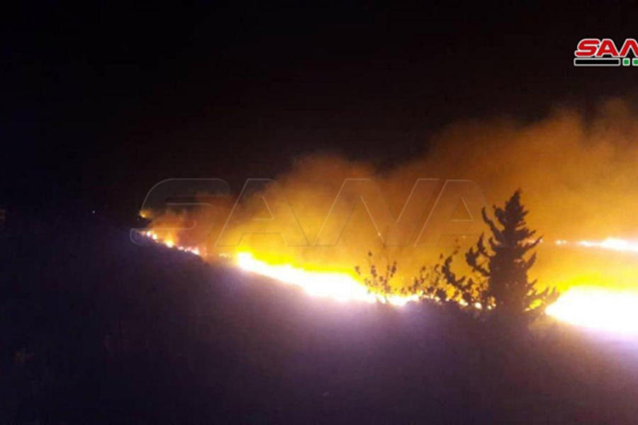 Incendios en la provincia de Lataquia | Octubre 9, 2020 (Foto: SANA)