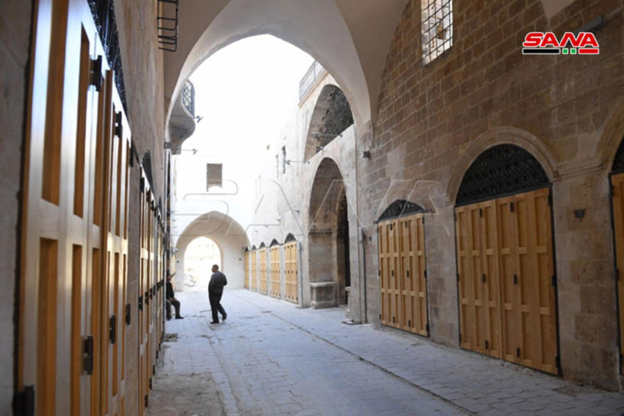 Restauración del zoco Al-Saqatiyah | Ciudad Vieja, Alepo, Siria (Fotos: George Orfalian / SANA)