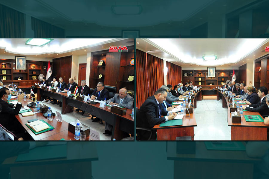 Reunión bilateral de carteras agrícolas siria e iraquí  |  Damasco. Junio 17, 2021 (Fotos: SANA)