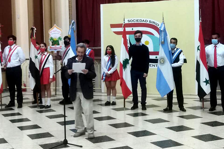 Acto por el 76º Aniversario de la Independencia de Siria en Tucumán | Abril 18, 2022 (Foto: SSL)