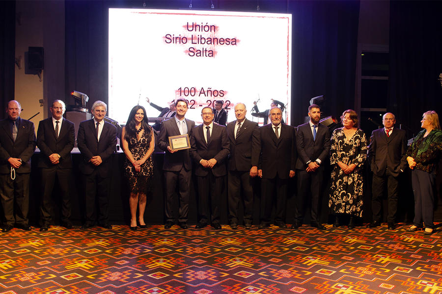 Cena de Gala celebrando el centenario de la Unión Sirio Libanesa de Salta | Julio 23, 2022 (Foto: USL Salta)