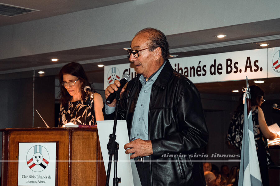 El Sr. Jorge Julio Ammar recibe Distinción UGARIT en Arte y Cultura (Foto: DSL)