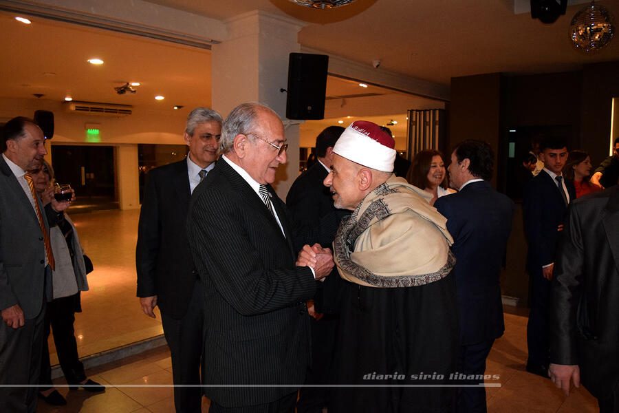 El Sheij Abdelnabi El Hefnawy junto al Sr. Yaoudat Brahim