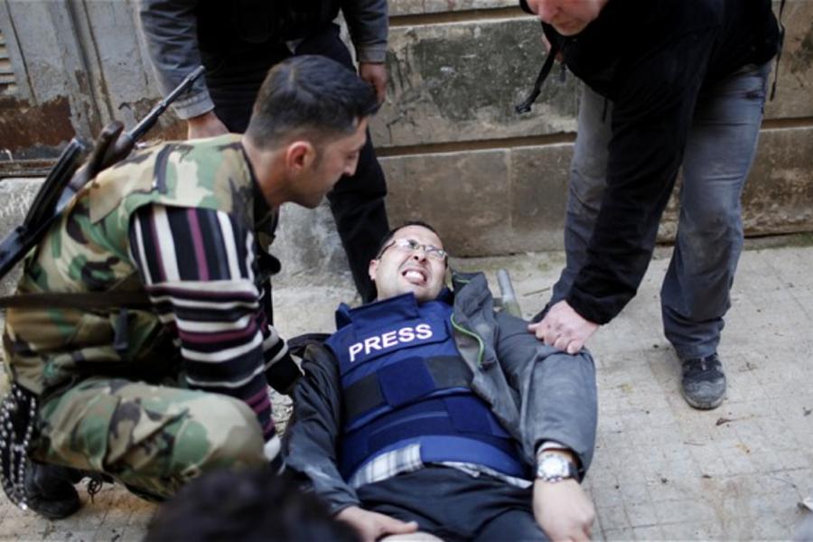 El periodismo muere en Siria