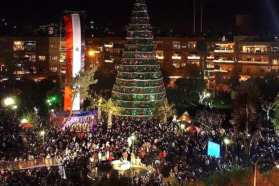 Celebración de la Navidad en la República Árabe Siria