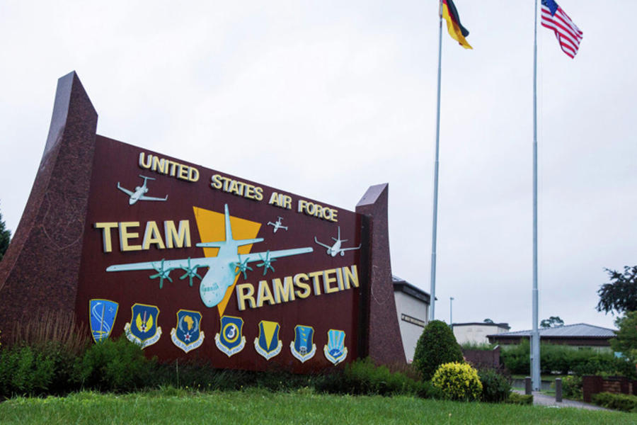Base aérea estadounidense en Ramstein, Alemania ( Foto AP | Lucas Jackson ).