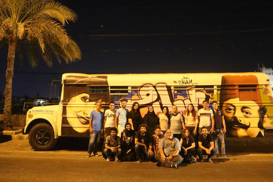 Caravana del Bus del Arte comienza en Líbano