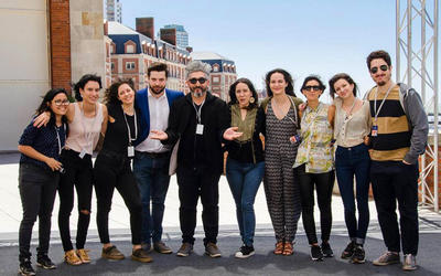 Edgardo "Pipo" Bechara y el equipo de Cine Fertil, en el Festival Internacional de Cine de Mar del Plata en febrero de 2018 (Imágen Cine Fértil). Edgardo "Pipo" Bechara y el equipo de Cine Fertil, en el Festival Internacional de Cine de Mar del Plata en febrero de 2018 (Imágen Cine Fértil).