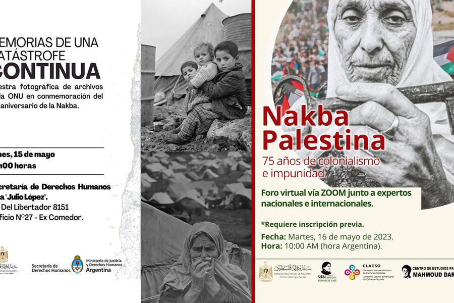 Día de la Nakba: Muestra fotográfica y Foro virtual