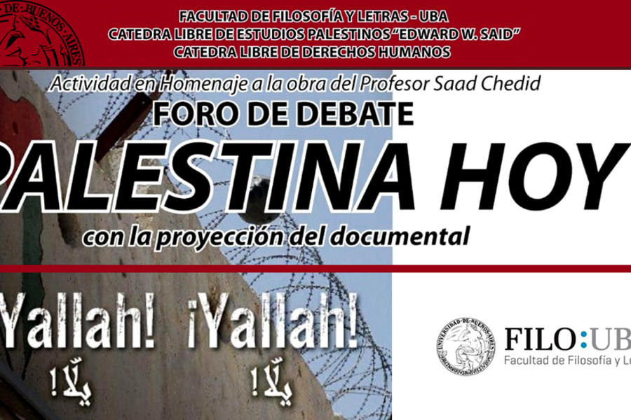 Foro-Debate “Palestina Hoy”
