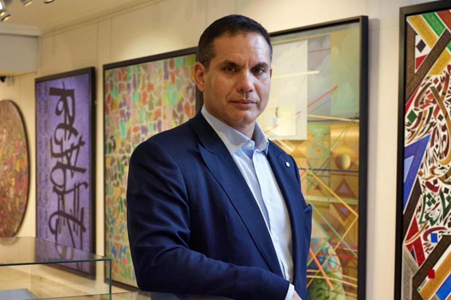 Basilea Ramzi Dalloul, fundador y director de la Ramzi and Saeda Dalloul Art Foundation.