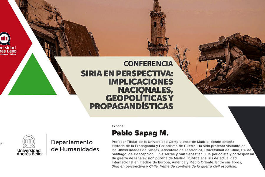 Magistral conferencia de Pablo Sapag sobre Siria