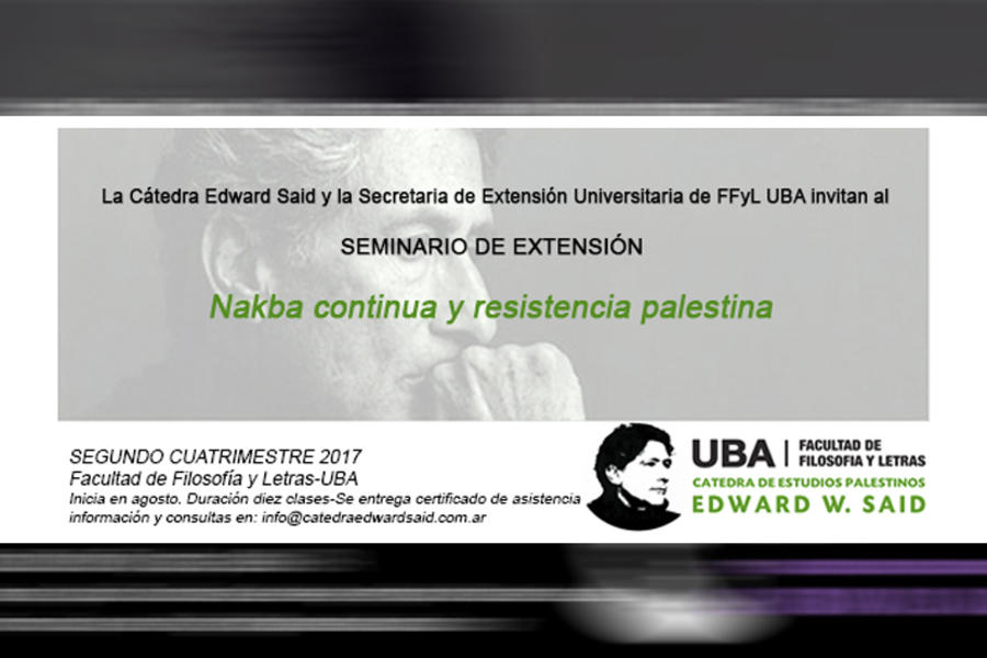 Seminario: Nakba continua y resistencia palestina