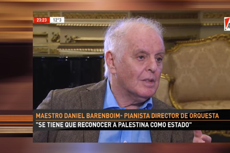 “Palestina debe ser reconocida como Estado antes de negociar” Barenboim