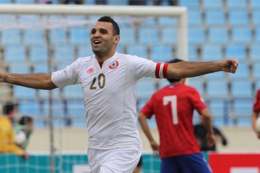 Antar, goleador del seleccionado libanés de fútbol se despide