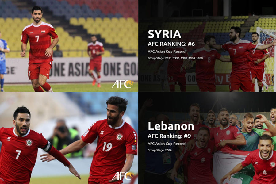 El fútbol de Siria y Líbano hacia las eliminatorias asiáticas