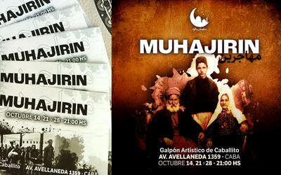 Muhajirin se estrenará en octubre en Buenos Aires con tres funciones Muhajirin se estrenará en octubre en Buenos Aires con tres funciones