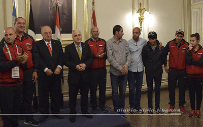 La Delegación Olímpica siria visitó la Cultural La Delegación Olímpica siria visitó la Cultural