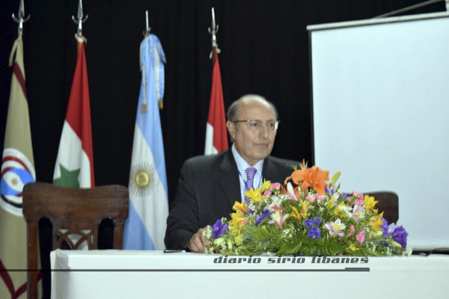 Presidente de la SSL de Tucumán, Alberto Asfoura, durante la apertura del Encuentro.